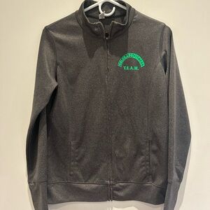ALO Yoga Charcoal Jacket with Subtle Logo